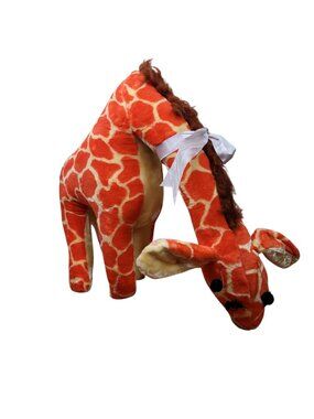 Vintage 60s 29" Giraffe Plush Stuffed Animal Large Jumbo A&L Novelty 1960s Toy